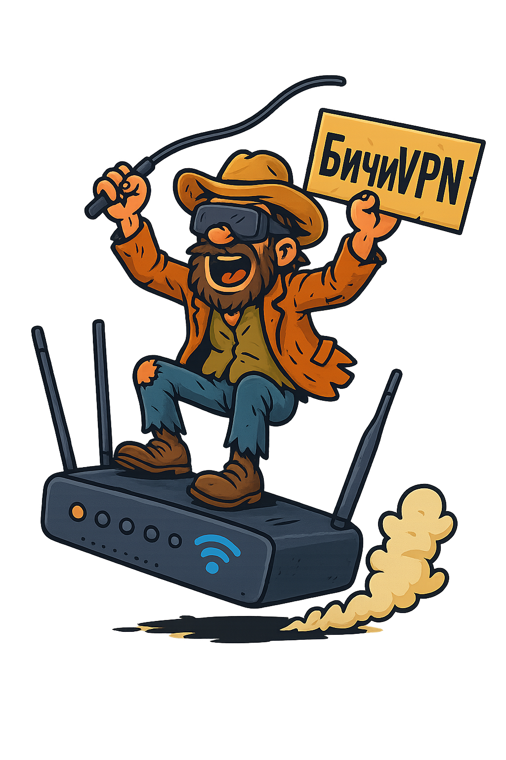 Бичи VPN Логотип